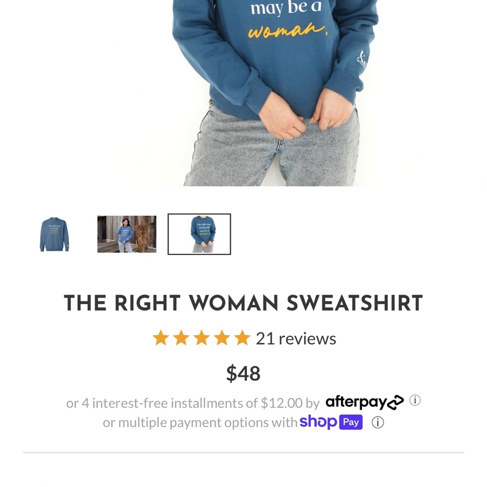 Blue Sweater
